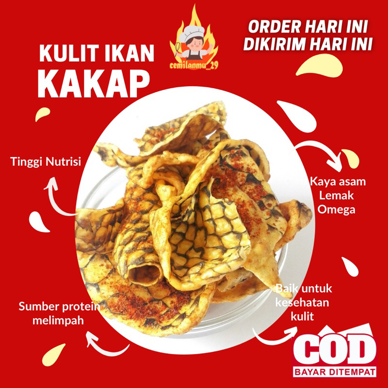 

PROMO MURAH keripik kulit ikan kakap crispy murah terlaris premium ikan