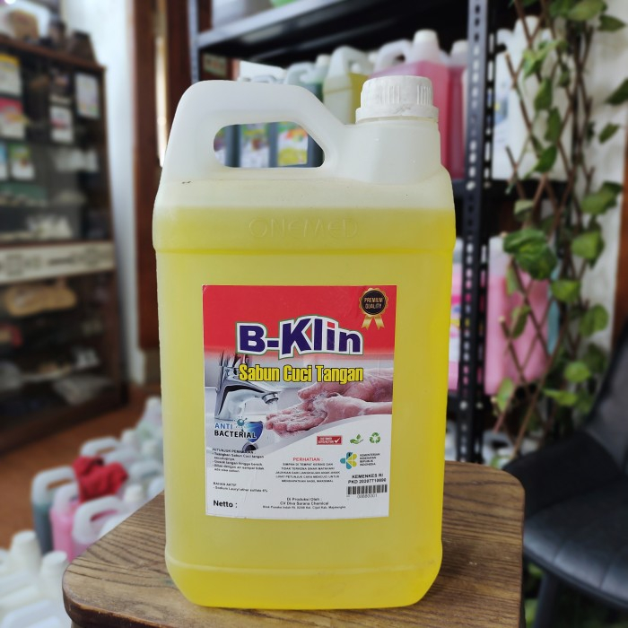 Sabun Cuci Tangan 5 Liter Handsoap Bklin Lemon