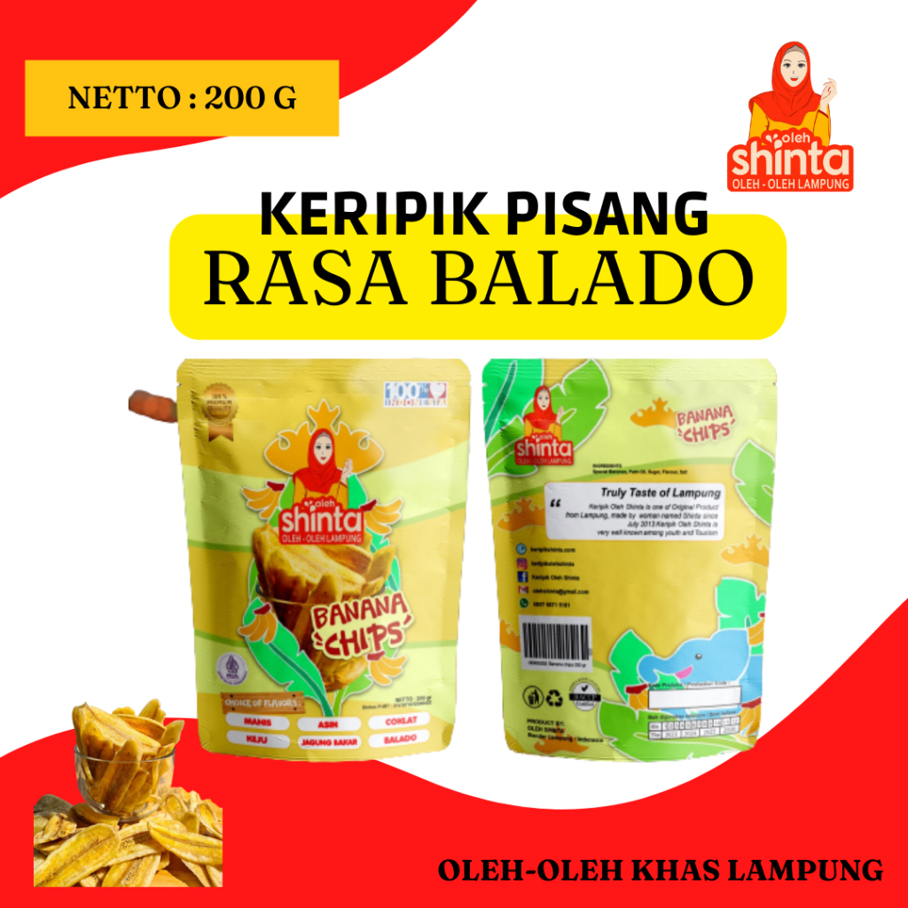 

KERIPIK PISANG RASA BALADO