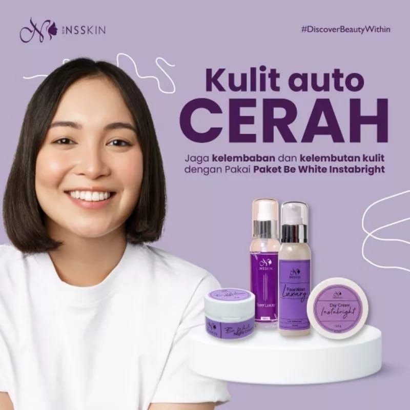 NEW NSSKIN PAKET REGULER WHITENING & PAKET REGULER FLEK