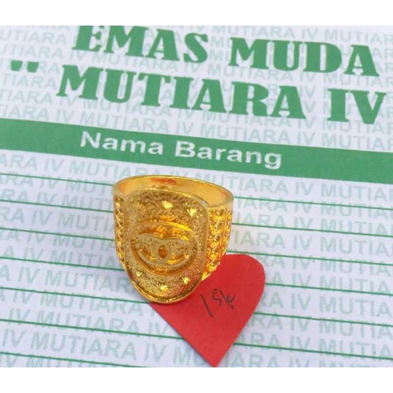 Viral Cincin Berlapis Emas ANTI KARAT