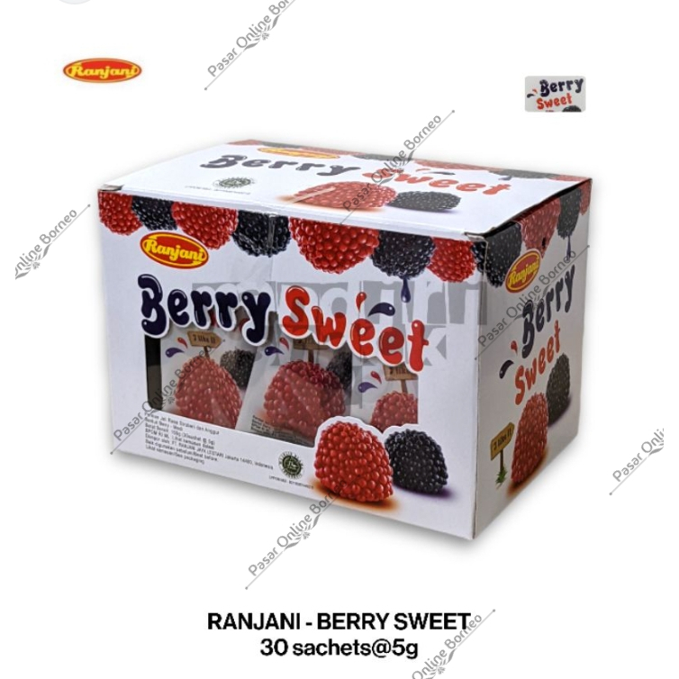 

Permen Kenyal Berry Sweet isi 30pcs x 5gr