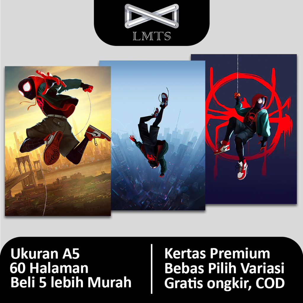 

[Grosir] Buku Tulis Spiderman Spider - Verse A5