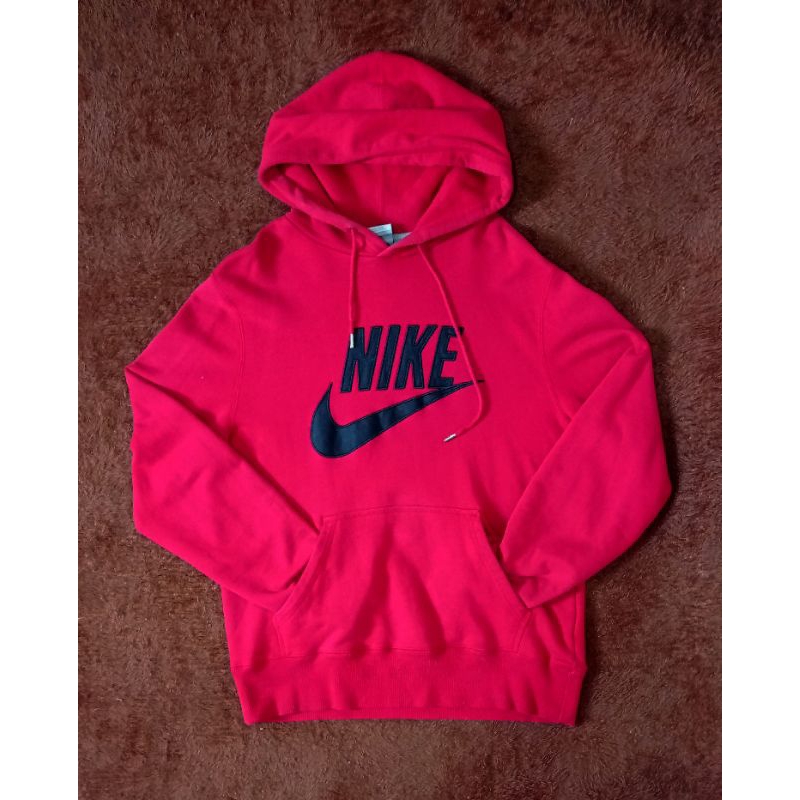 Nike Hoodie Merah Big Logo