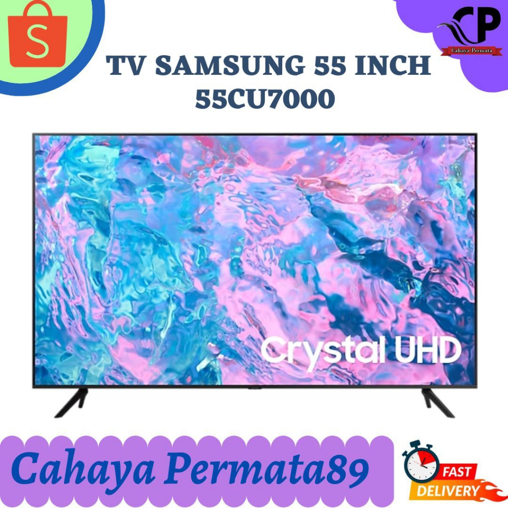 SAMSUNG 55CU7000 - Smart TV Crystal UHD 55 Inch UA55CU7000 CU7000