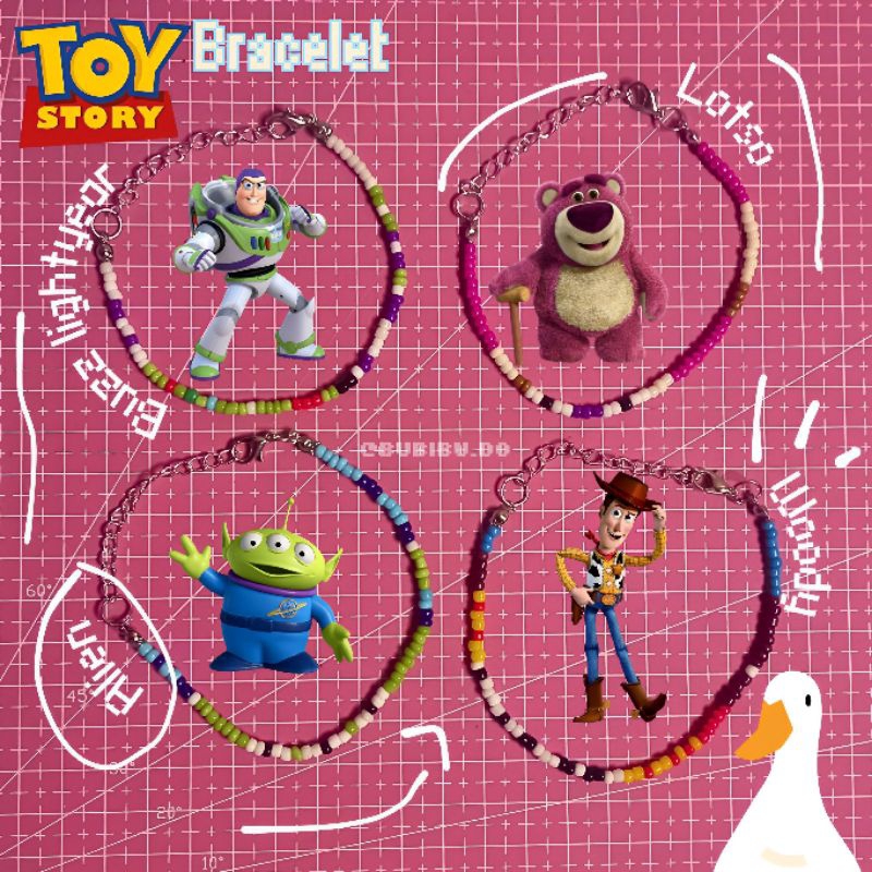 TOY STORY BRACELET gelang manik beads toy story handmade