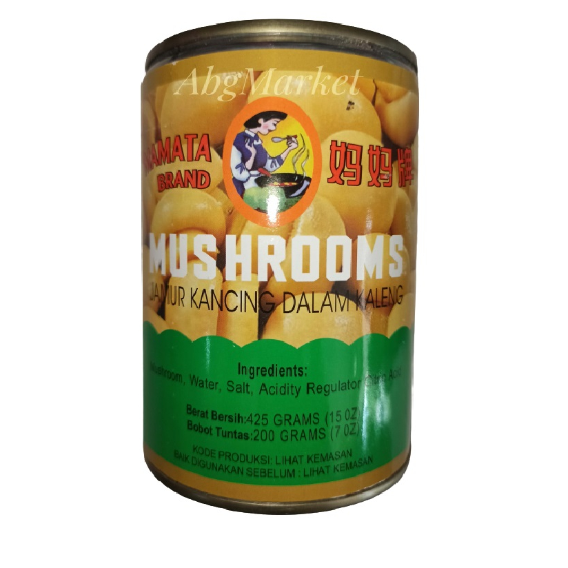 

Mamata Mushroom /Jamur Kancing / Jamur kalengan 425 gr