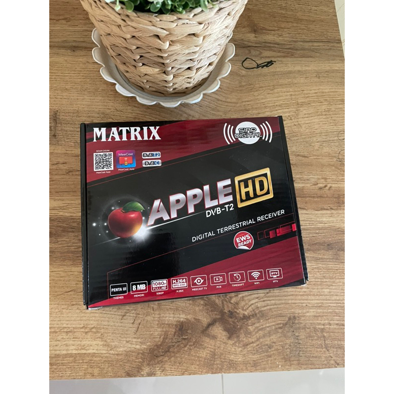 [ GRATIS ONGKIR ] SET TOP BOX TV DIGITAL MATRIX DVB T2 APPLE HD EWS / SET TOP BOX TV DIGITAL MATRIX 