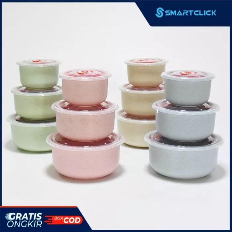 mangkok bekal anti tumpah makan dengan penutup anti tumpah sedap udara microwave 3 in 1 kotak pengaw