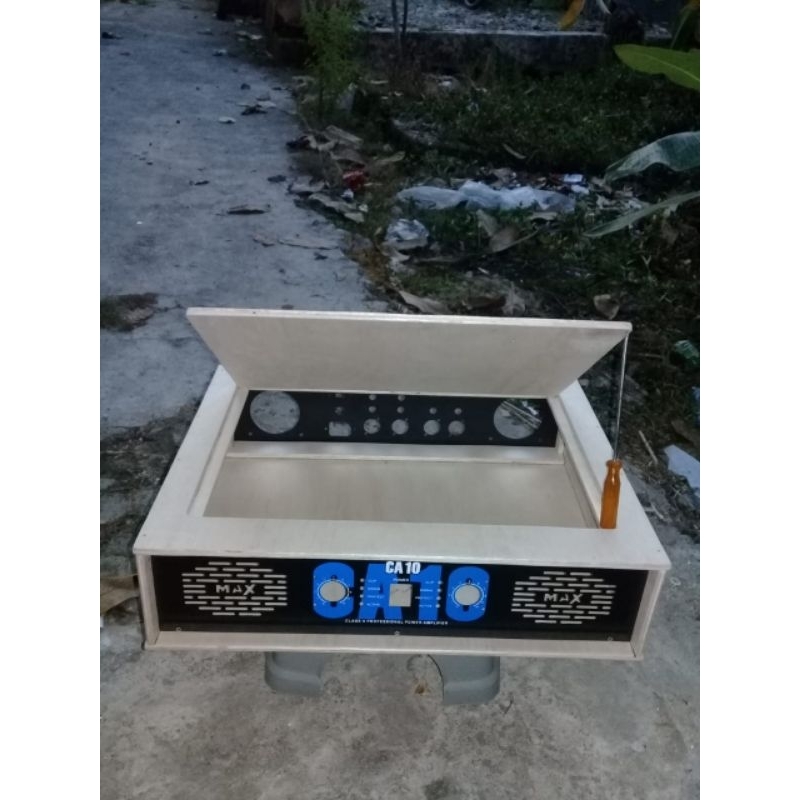Box power CA10 BOX CA10 BAHAN FULL TRIPLEK + PLAT DEPAN BELAKANG