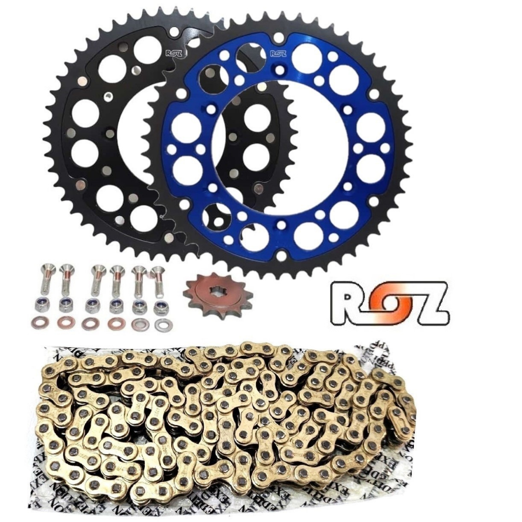 GEAR SET ROZ GIR DEPAN BELAKANG 520 YAMAHA WR155 WR 155 ORIGINAL ROZ