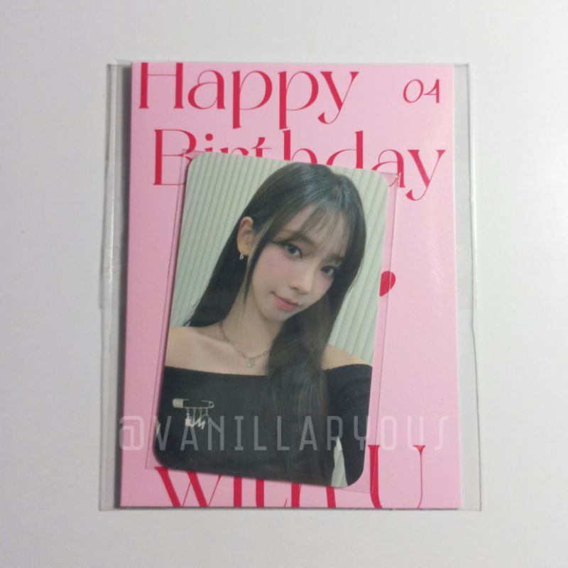 AESPA KARINA MD BIRTHDAY CARD PC PHOTOCARD SET SEALED