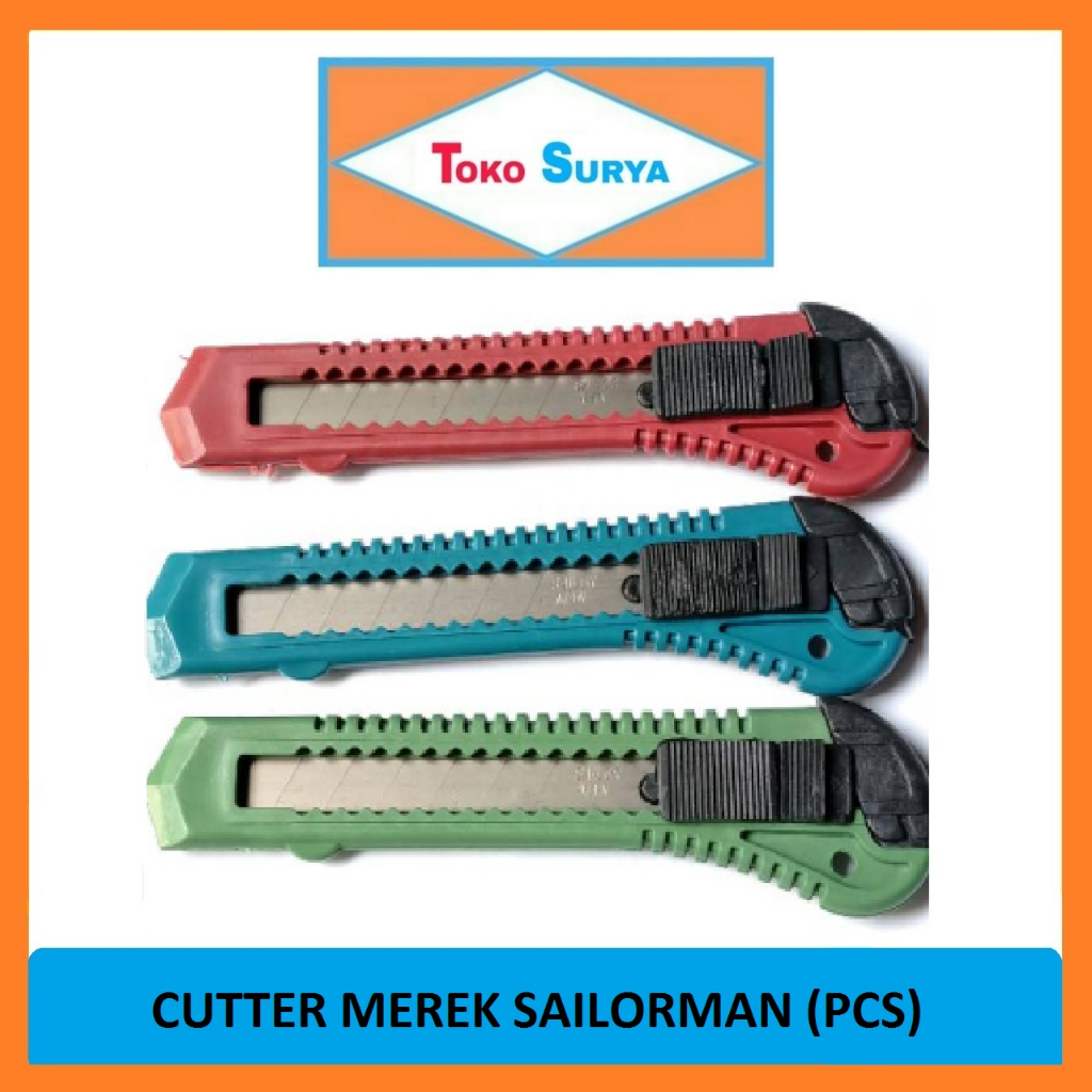 

Cutter Sailorman Pisau Cutter Murah (Pcs)