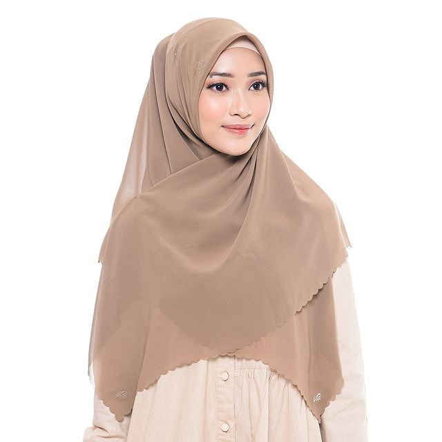 (ZAHIRA SOLDER) KERUDUNG/JILBAB SEGIEMPAT POLOS RABBANI