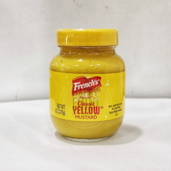 

[BPOM RI] FRENCH'S CLASSIC YELLOW MUSTARD 170G/FRENCH SAUS MUSTAR GLUTEN FREE/HOTDOG BURGER/HOT DOG