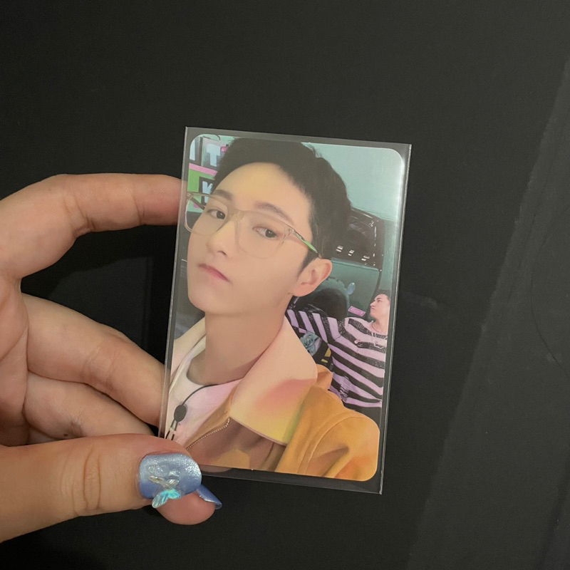 Renjun trading card glitch mode selca tc nct dream