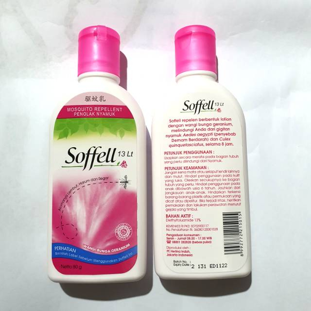 Soffel lotion botol 60gr anti nyamuk