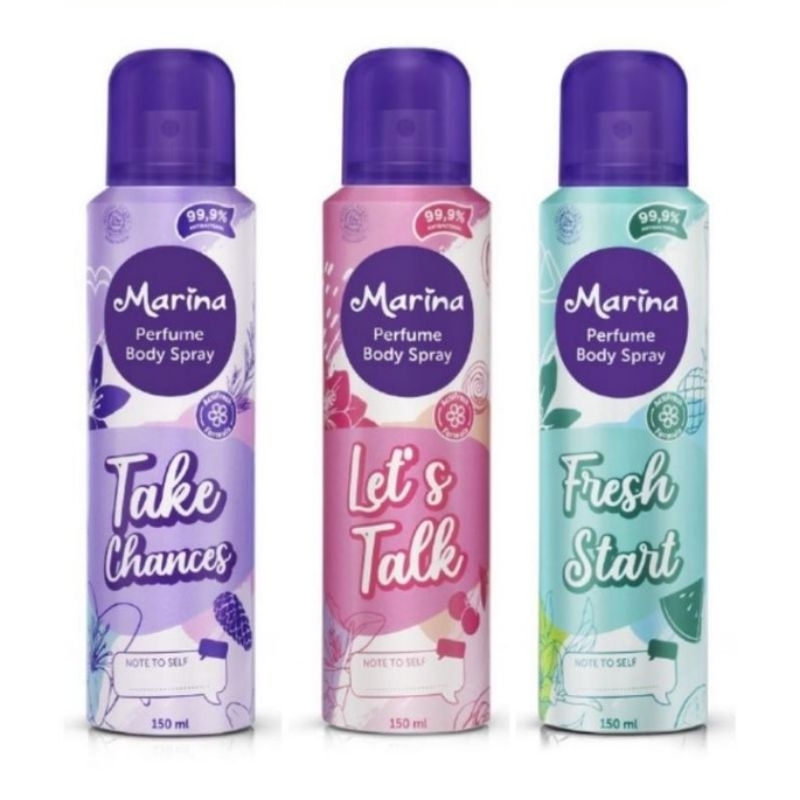 Marina Perfume Body Spray 150ml kaleng