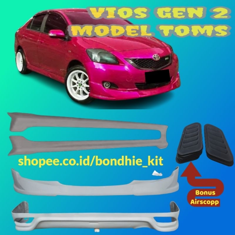 bodykit Vios gen 2 model Toms