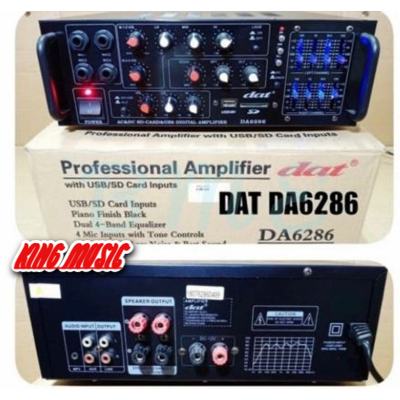 AMPLIFIER DAT DA 6286 AMPLI DAT DA6286