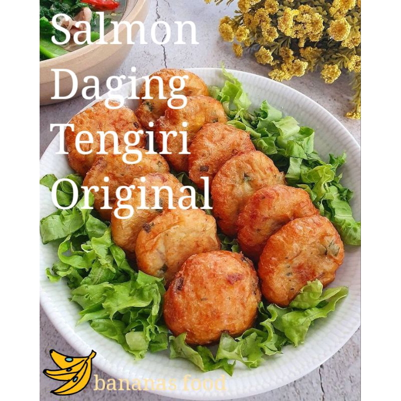

Lauk Sehat Perkedel Salmon, Tengiri, Daging , Original | Bananas food