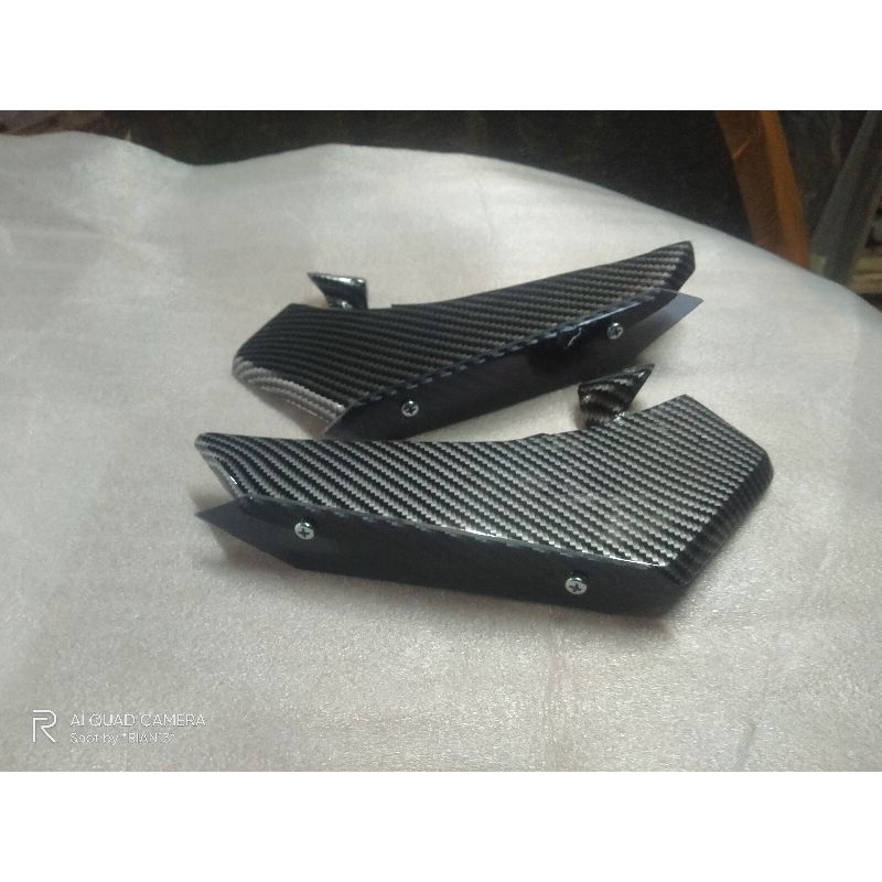 WINGLET CARBON WTP carbon celup winglet sayap aero fairing cbr150r facelift k45g k45n CBR250RR R15v3