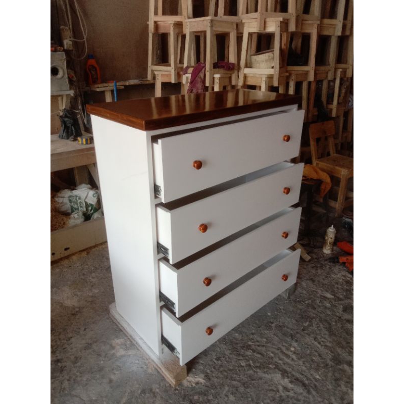 buffet full laci bahan kayu jati belanda murah