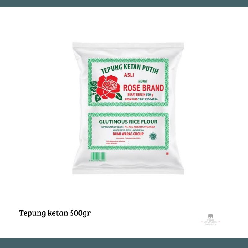 

tepung ketan rose brand 500gram
