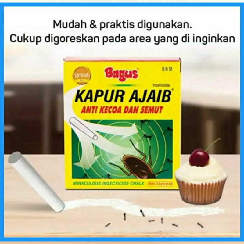 KAPUR AJAIB 1 PAK ISI 12 batang Kapur Ajaib / KAPUR BAGUS Ajaib isi 12 batang/kapur ajaib