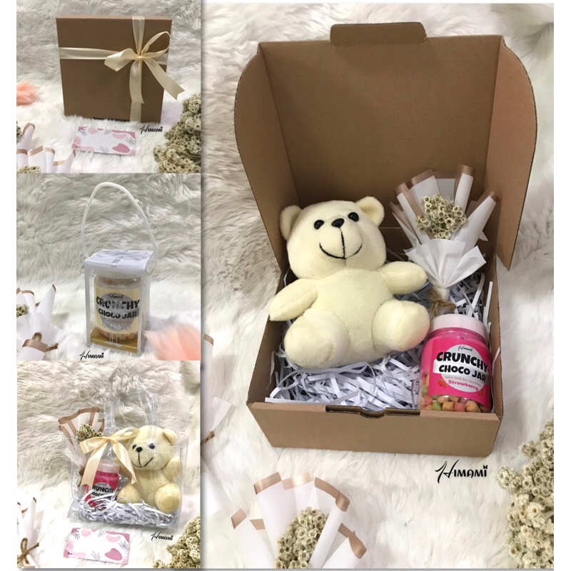 

HAMPERS GIFT BOX MIKA PARCEL LEBARAN WISUDA SOUVENIR ACARA HADIAH KADO ANAK CHOCO JAR