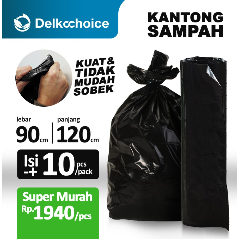 KANTONG PLASTIK SAMPAH JUMBO MURAH KUAT 90 X 120 CM