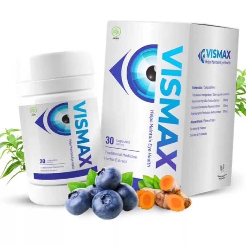 Obat mata vismax eyemax asli atasi mata minus silinder plus katarak cepat resmi Bpom ex oqular
