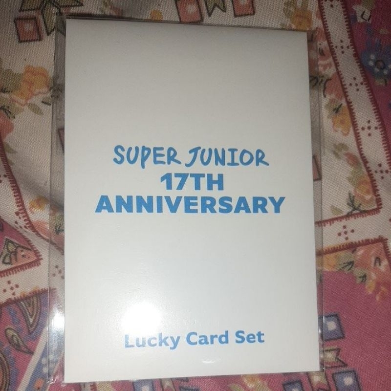 Kyuhyun Lucky Card 17th Anniversary Super junior (Sealed)