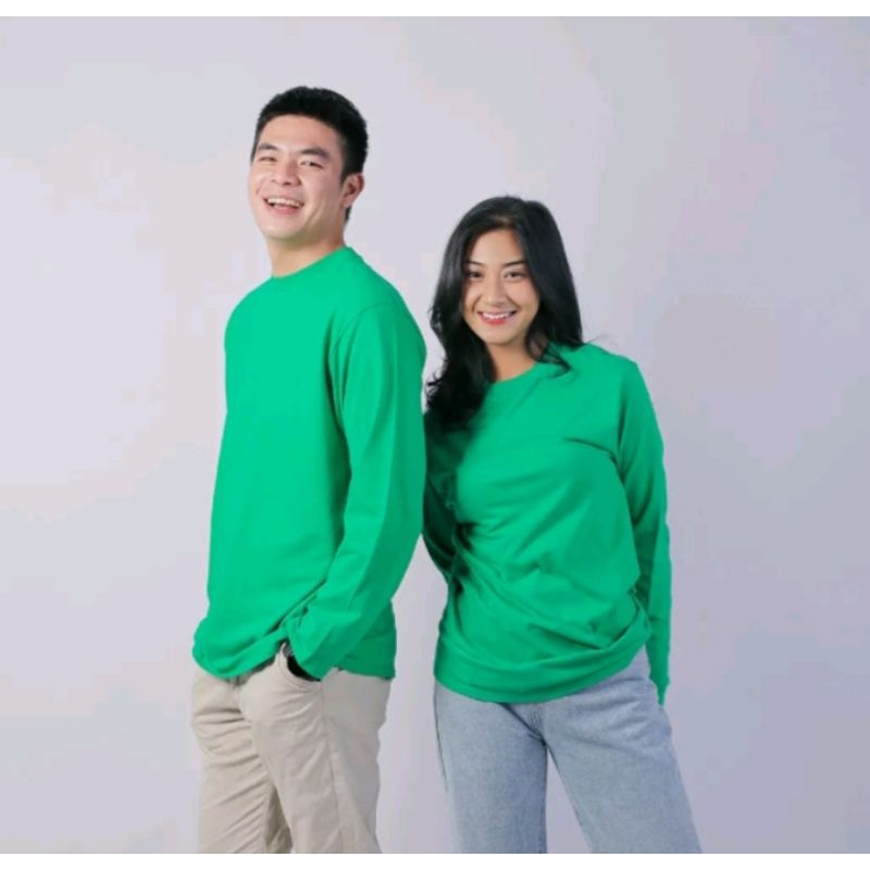 Kaos lengan panjang pria wanita import 100% original premium cotton combed 24s New States Apparel