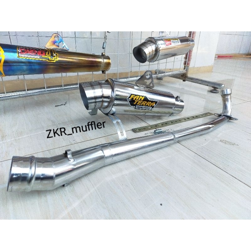 knalpot racing fantera all bebek Supra x/Supra fit/Supra 125/Vega R/Vega ZR/Vega new/Jupiter z/Jupit