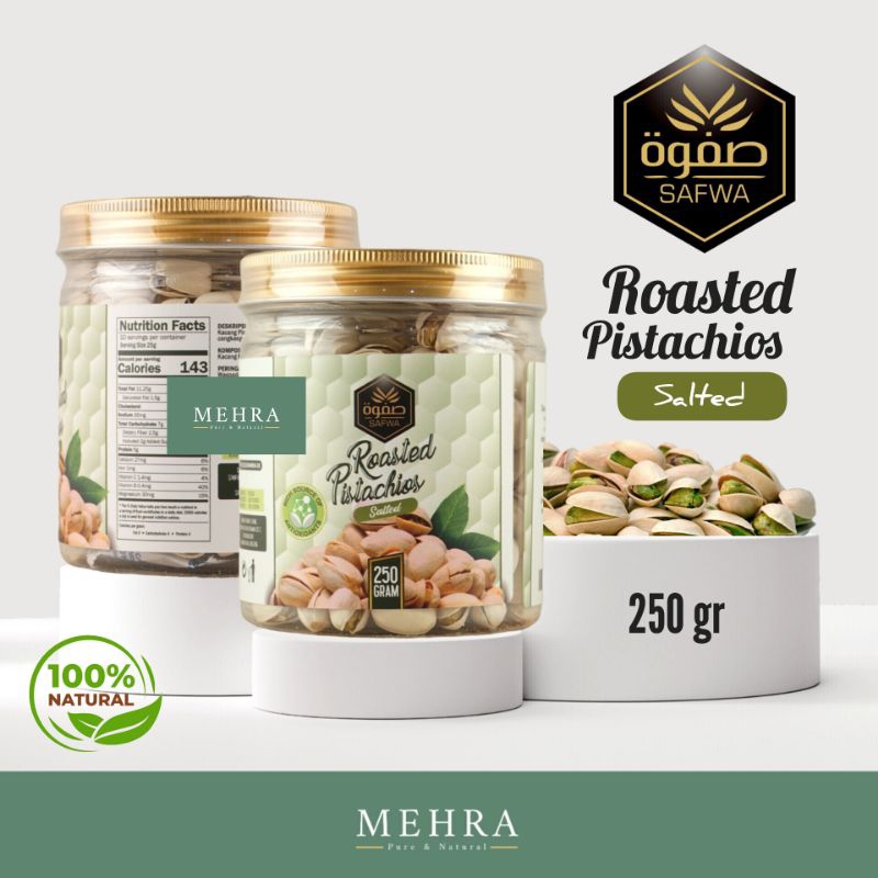 

KACANG PISTACHIO PANGGANG SAFWA / ROASTED PISTACHIO 250 gr