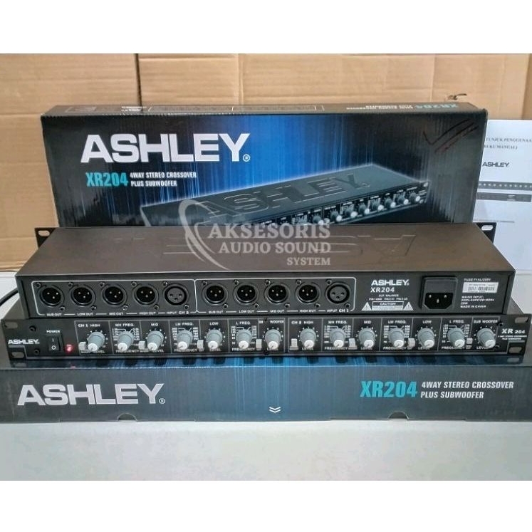Crossover ASHLEY XR 204 4 Way Subwoofer Komponen Makro
