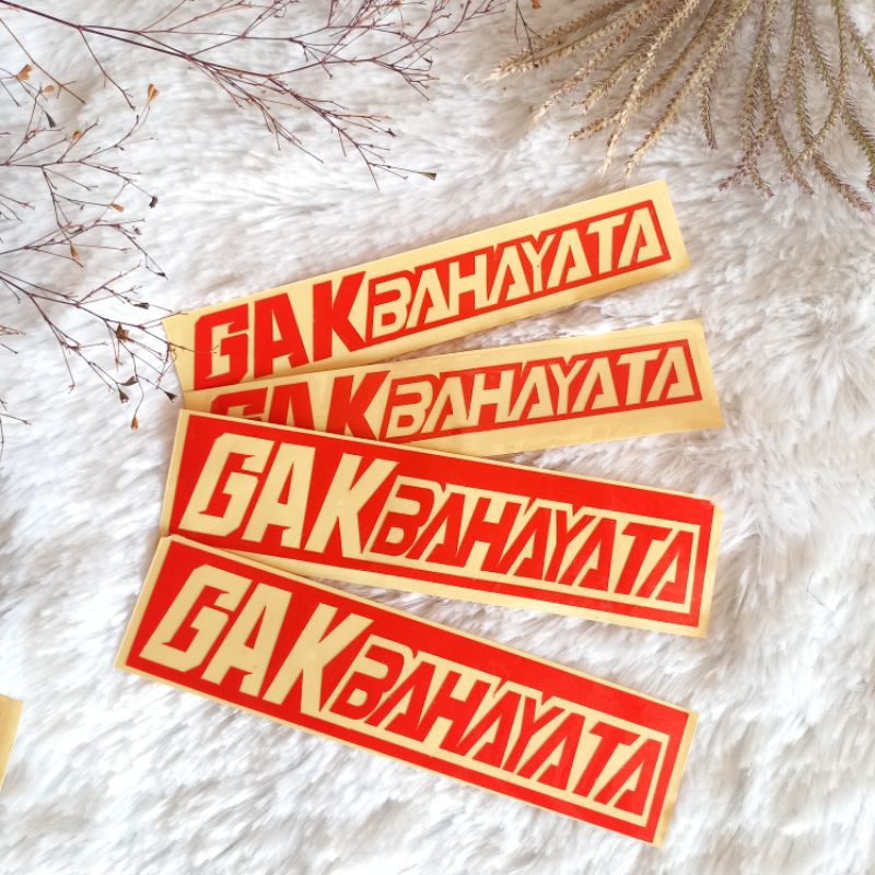 

stiker ga bahaya ta / stiker viral / gak bahaya ta / stiker timbul /stiker keren