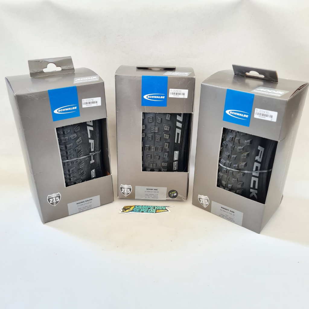 Ban Luar Sepeda Schwalbe 27.5x225 Nobby Nic TR Ban Luar Sepeda Schwalbe 27.5x225 Racing Ralph Ban Lu