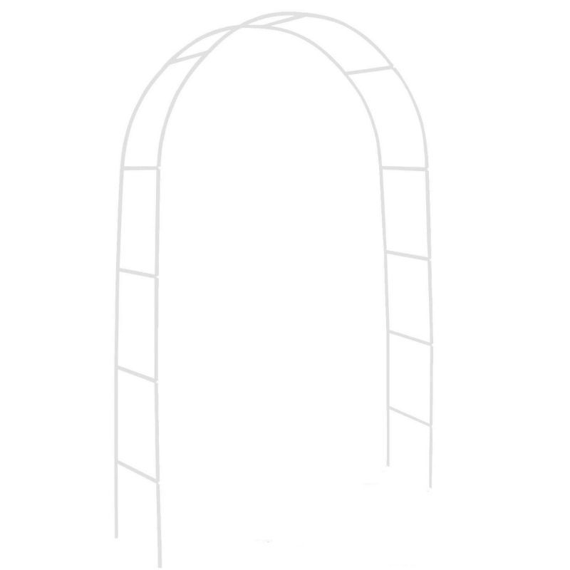 2leyer Pergola Besi Dekorasi 2,4m X 1,4m Lingkar Pergola Dekorasi Lingkar Besi Dekorasi