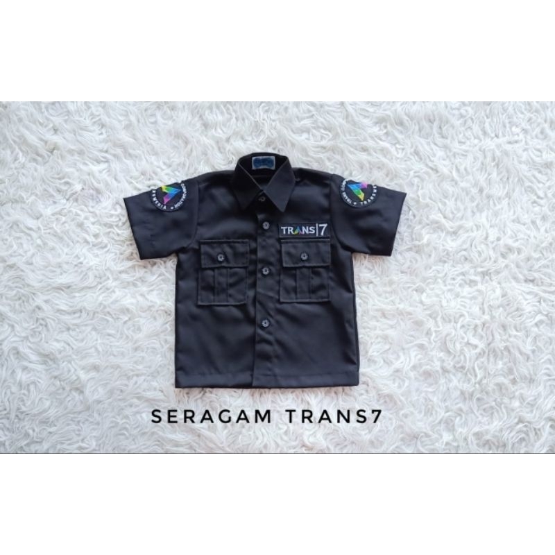 kostum reporter trans7/baju reporter trans 7/baju trans 7/kemeja trans 7/baju reporter anak dan dewa