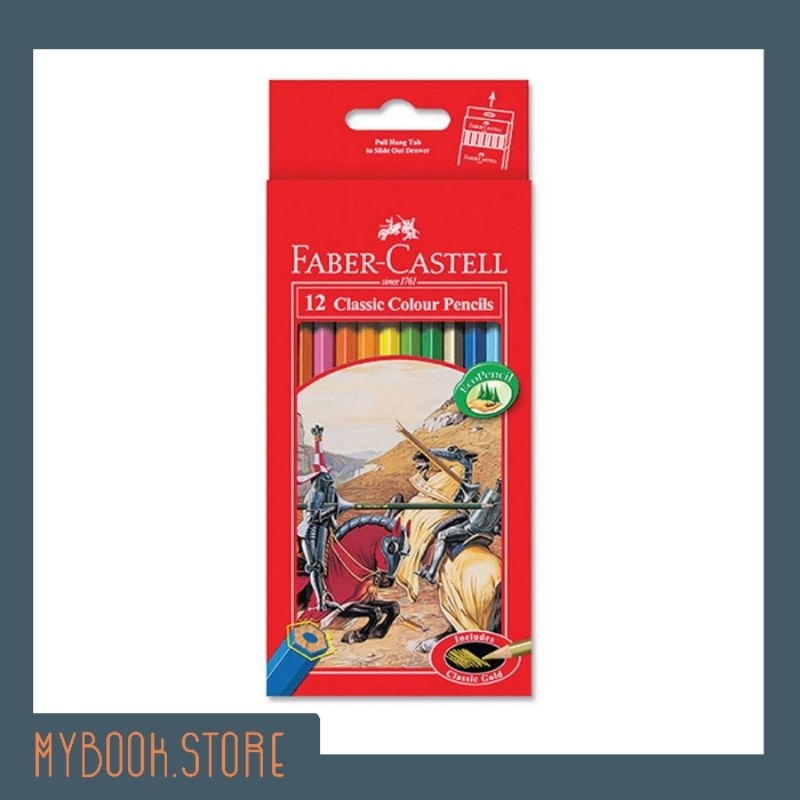 

Pensil Warna Faber Castell Classic 12 Long