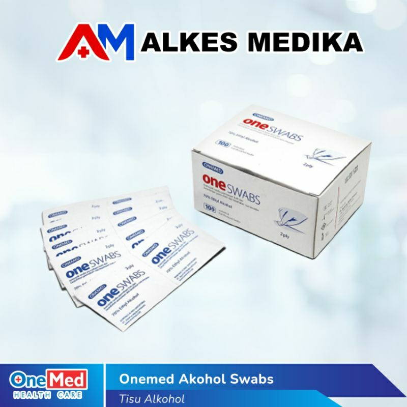 Alkohol Swab / One Swab / Alcohol Swab / Alcohol Swabs / Swab / Alkohol Swab Onemed