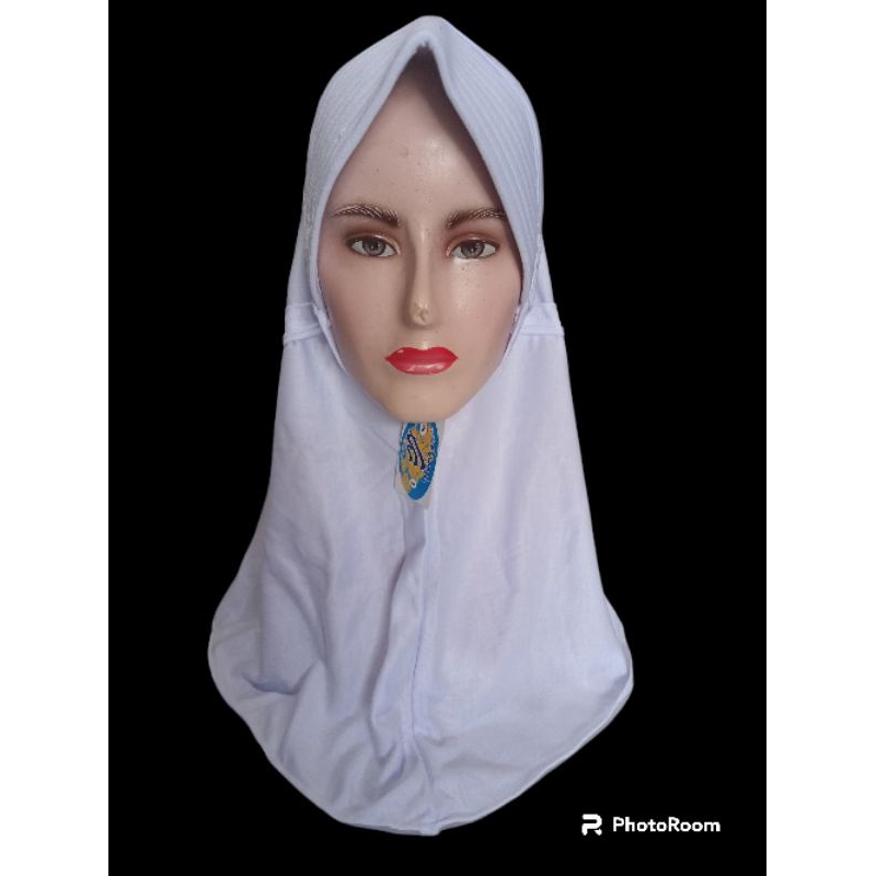 BISA COD | Jilbab Putih Anak TK SD | Jilbab Rabbani | Jilbab Sekolah Putih