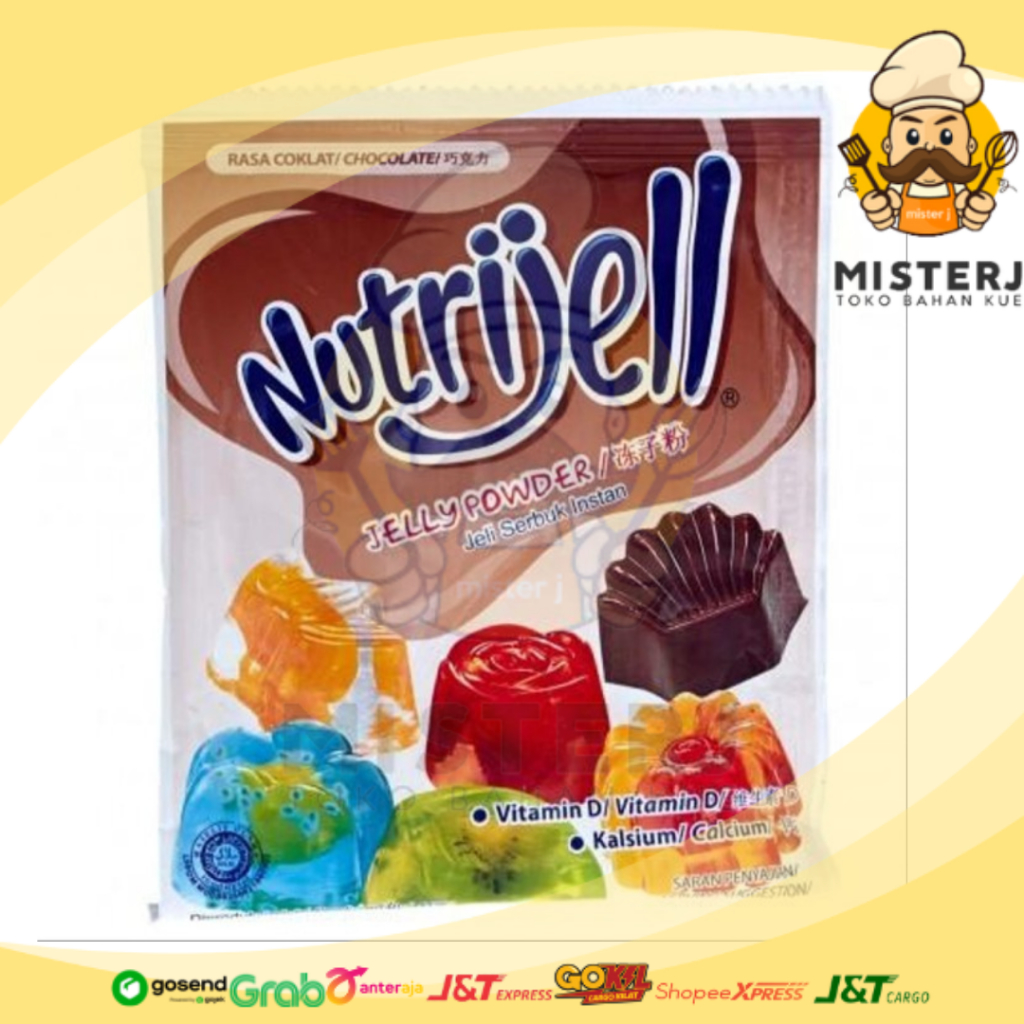 

Nutrijell Reguler Chocolate 30gr | Nutrijell Agar Agar Reg Coklat