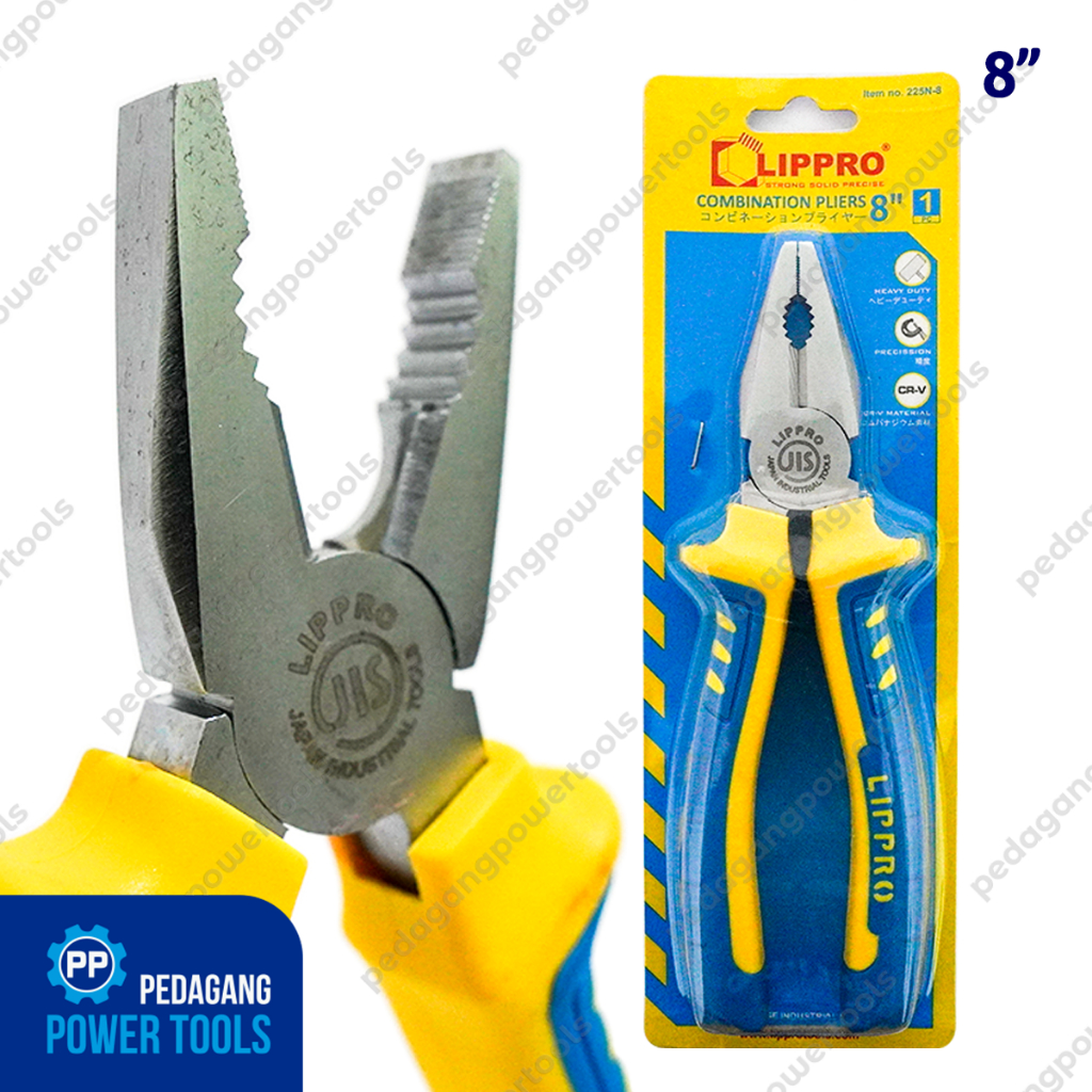 LIPPRO TANG KOMBINASI 8 INCH COMBINATION PLIERS 225N-8