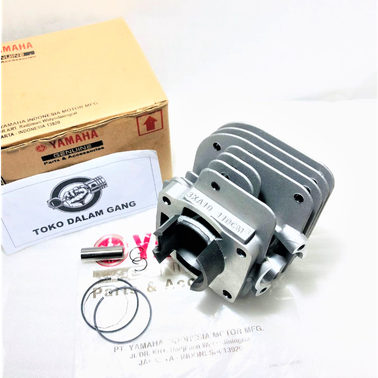 CYLINDER BLOK SEHER PISTON RING PISTON SET KOMPLIT ASSY YAMAHA F1ZR FIZR FORCE 1 POSWAN FIZR 2TAK KO