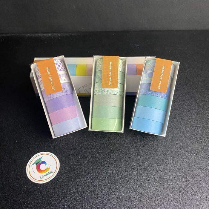 

Washi Tape Isolasi Kertas Lucu Aestetic JOYKO 6pcs
