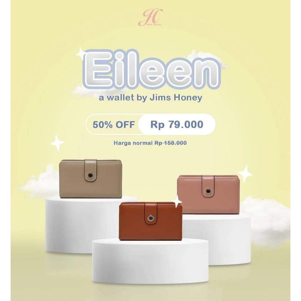Jims Honey - Eillen Wallet Dompet Wanita Jims Honey Original