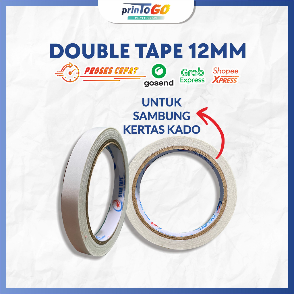 

DOUBLE TIP 12MM / DOUBLE TAPE 12MM
